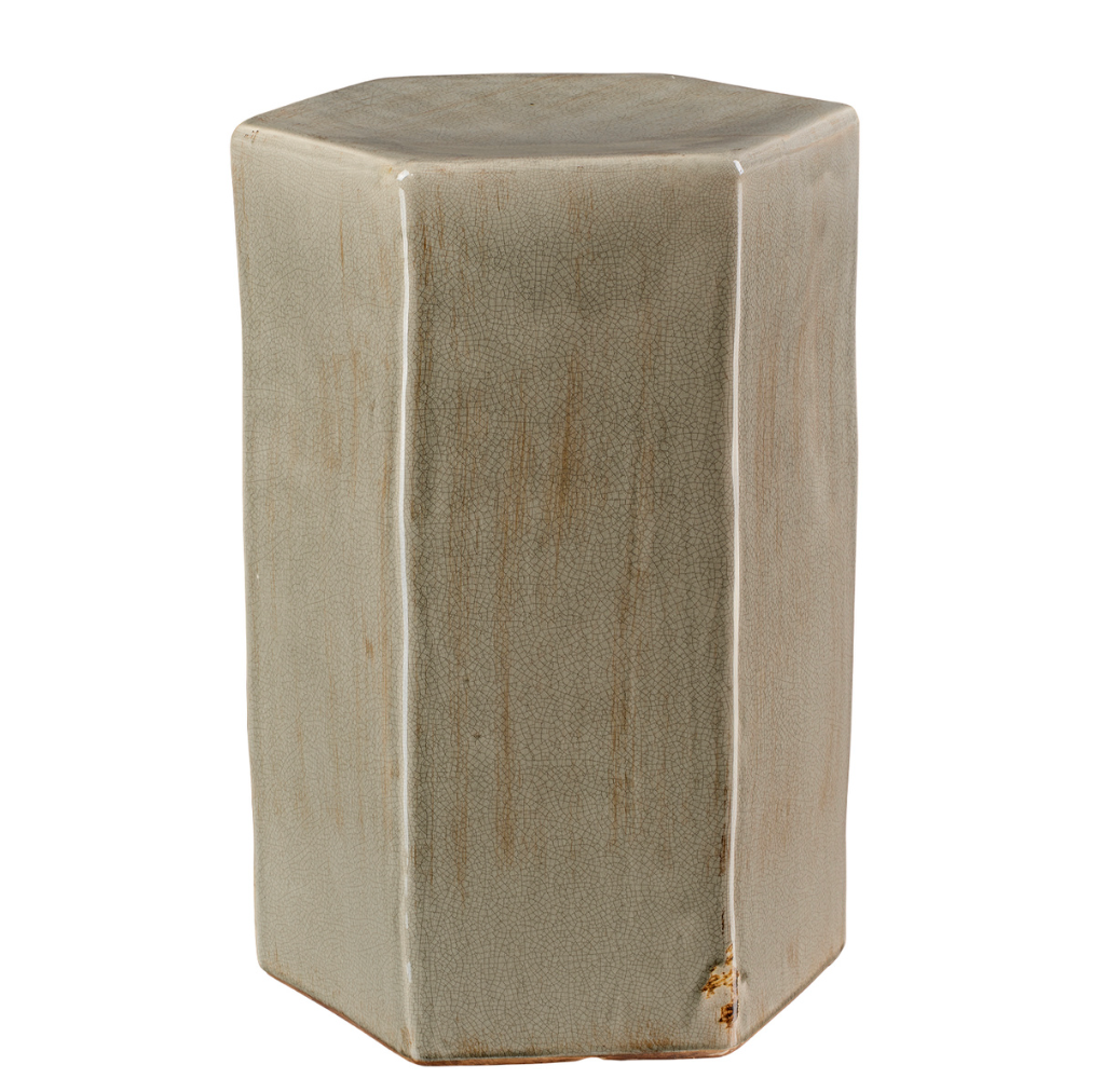 JY Porto Side Table - Grey Ceramic