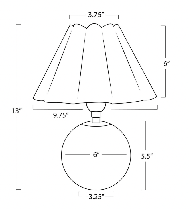 Giorgio Crystal Mini Lamp