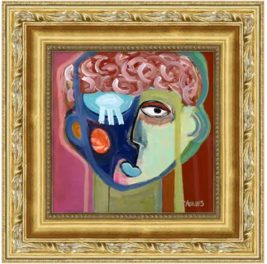 Brush with Personality - Abstract Faces Series 9