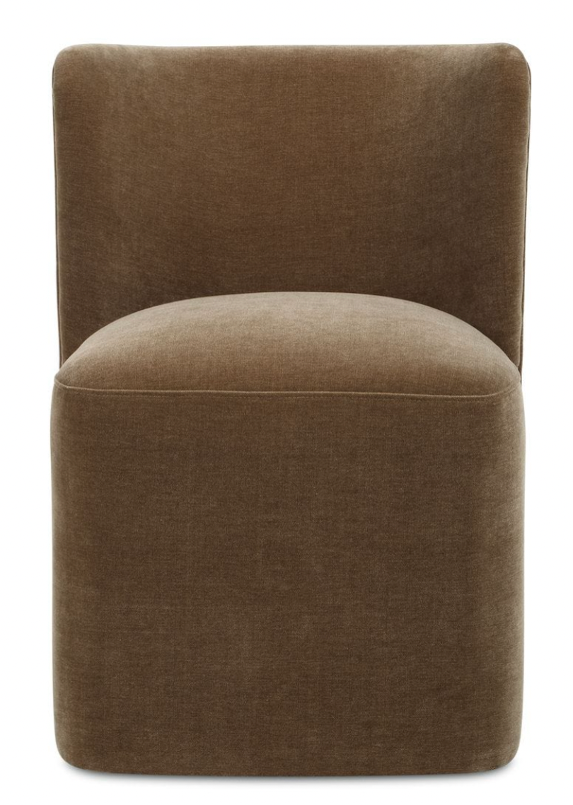 Chair Velvet Upholstered Outlook Dining Chairs set of 4