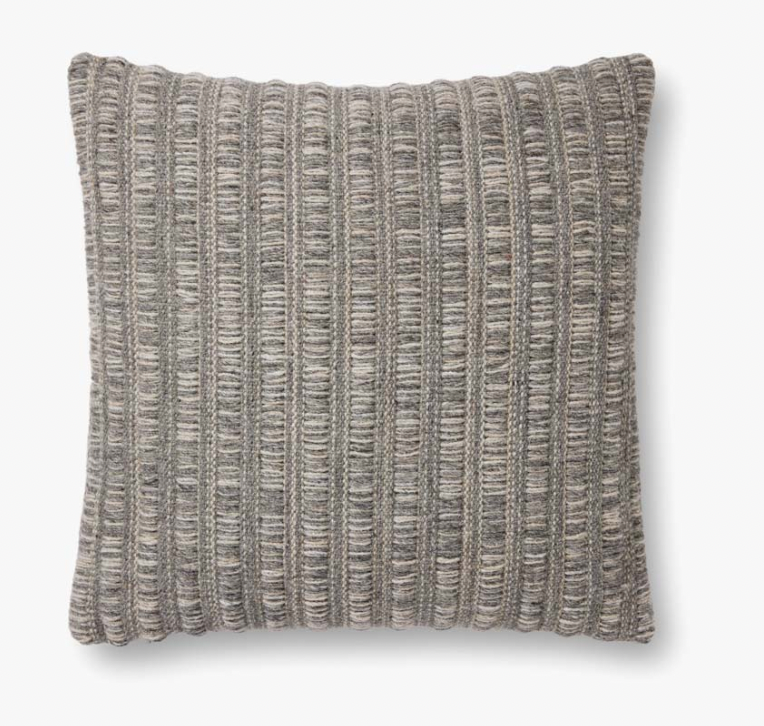 Kit Grey/Natural Pillow 22" x 22"