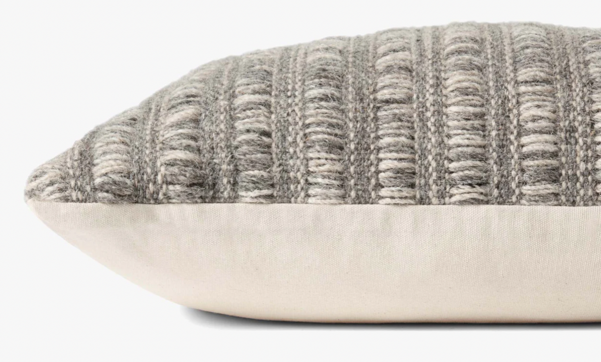 Kit Grey/Natural Pillow 22" x 22"