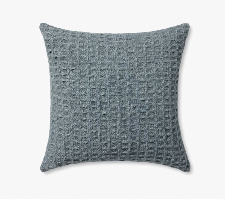 Alinah Blue Pillow 22" x 22"