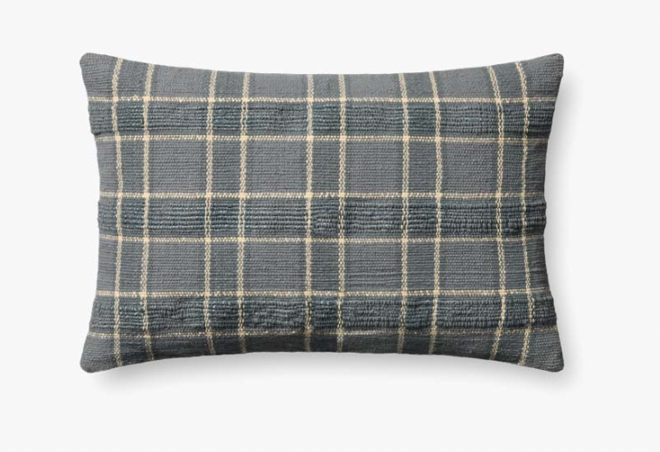 Golden Blue / Multi Pillow 13" x 21"