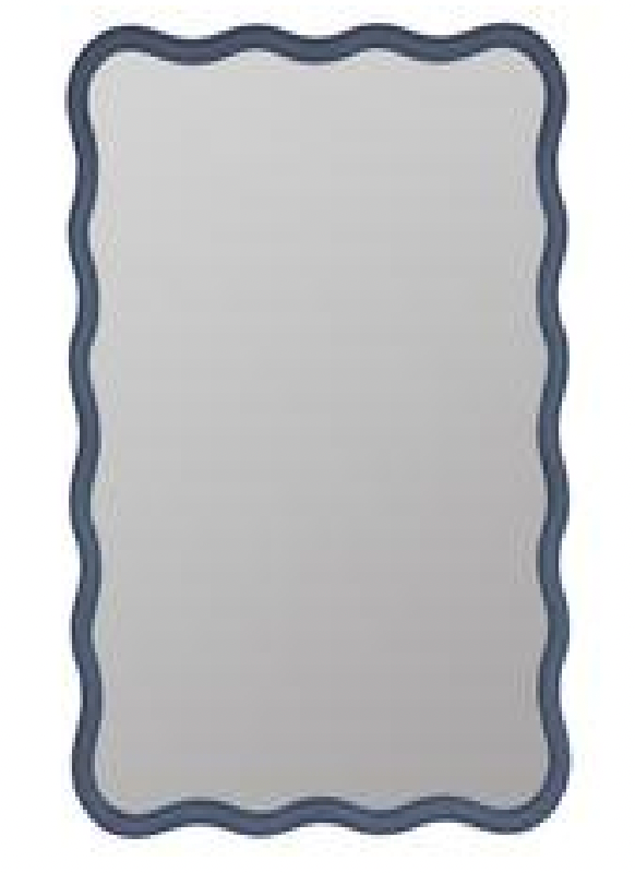 Mirror Candace Denim Blue Wavy