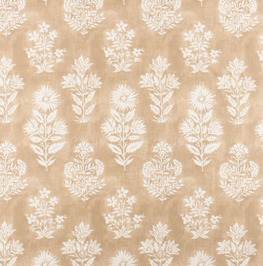 TABLECLOTH IN PRAIRIE FLOWER SAND 30”X29 7/8”
