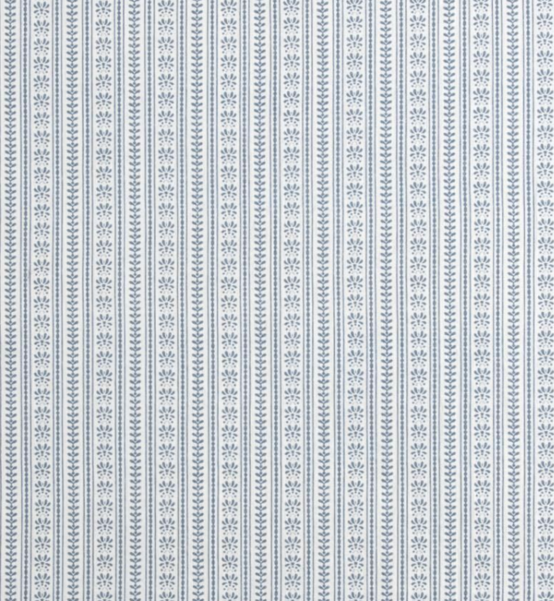TABLECLOTH IN LADY SLIPPER SKY 30”X29 7/8”