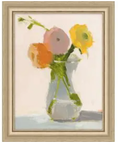 Spring Flowers- Watercolor Giclees on Canvas