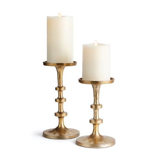ABACUS PETITE CANDLE STANDS, SET OF 2