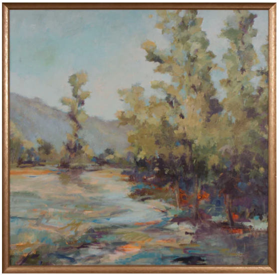RURAL LAND - Framed canvas