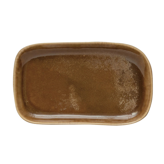 Stoneware Platter, Reactive Glaze