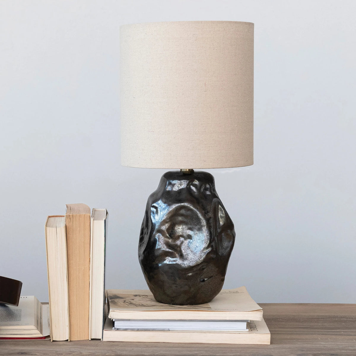 Table Lamp w/ Fabric Shade & Inline Switch