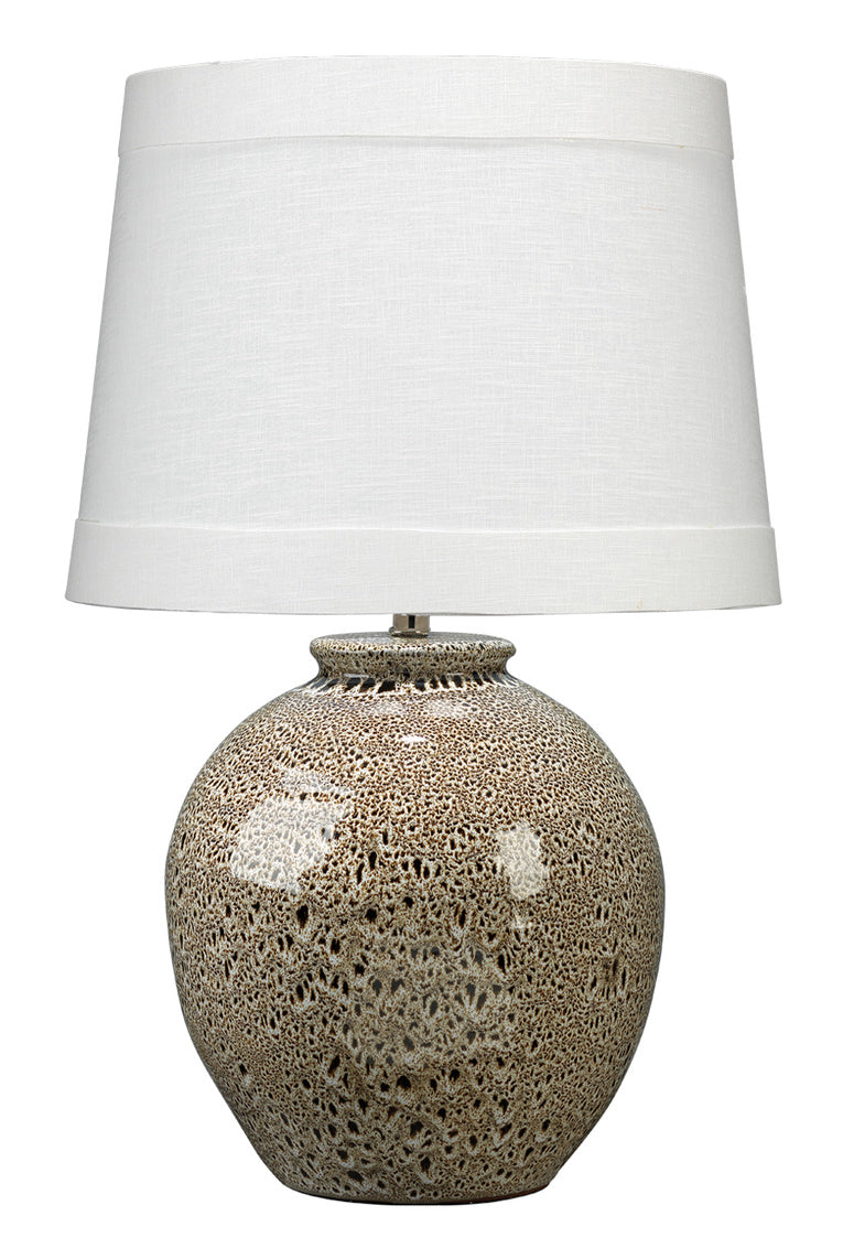 JY Vagabond Table Lamp - Brown Reactive Glaze Ceramic