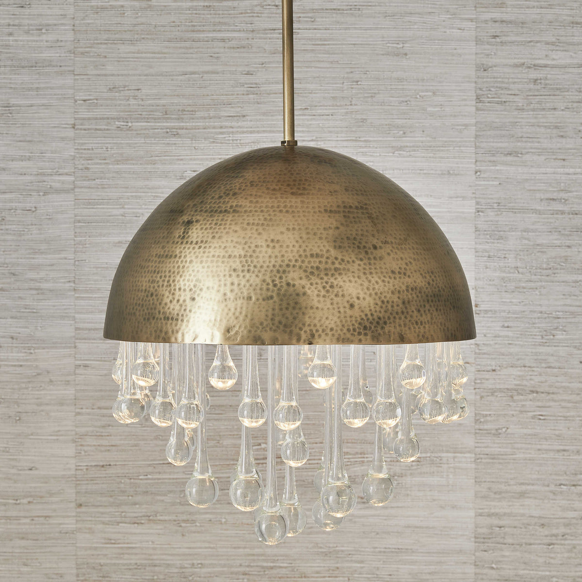 DOWNPOUR, 6 LT PENDANT - ROUND