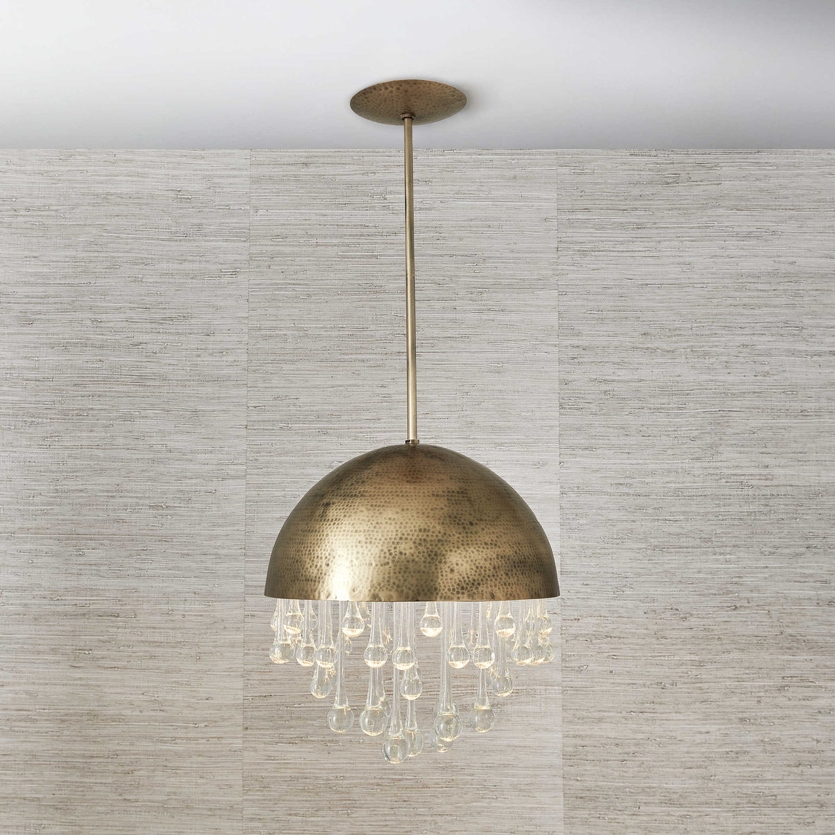 DOWNPOUR, 6 LT PENDANT - ROUND