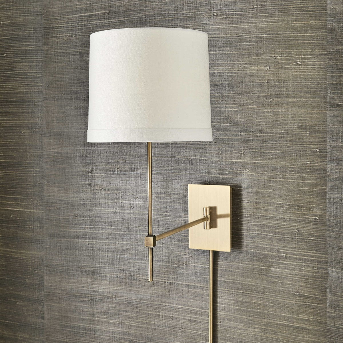 SWING TIME, 1 LT SCONCE - ANTIQUE BRASS